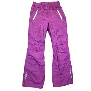 Helly Hansen Ski Snow Pants Purple HELLY TECH Performance Women's M Fitted